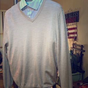 Jos. A. Bank Tan Merino Wool Sweater.